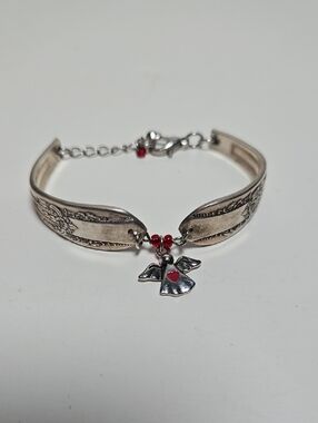 Handmade Vintage Spoon Angel Bracelet